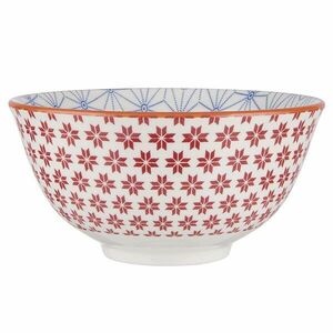 ORNAMENTS tálka 240 ml, piros-kék kép