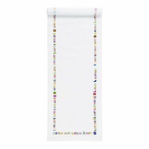 HAPPY BIRTHDAY textil asztali futó 40x160 cm kép