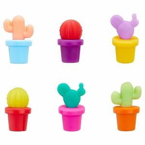 MY DRINK pohár jelölő, kaktusz 6 darab kép