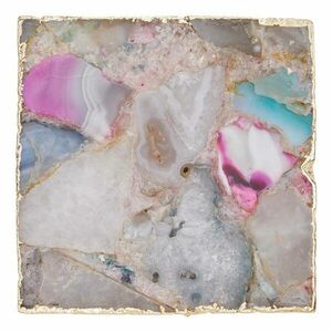 CRYSTAL poháralátét arany szegéllyel 10x10 cm kép