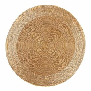 SHINE ON étkezési alátét gyöngyökkel, arany Ø35cm kép