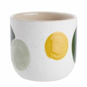 SEVENTIES kaspó, pöttyök Ø11, 5cm kép