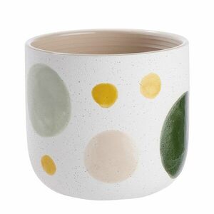 SEVENTIES kaspó, pöttyök Ø16, 5cm kép