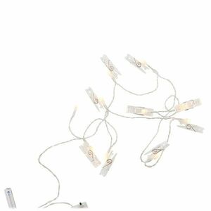 CLIP ART LED égősor USB csatlakozóval, csipesz 10 égővel kép