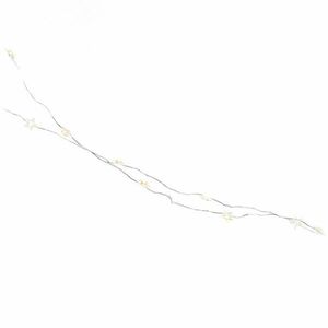 STAR LIGHTS LED égősor USB kábellel, ezüstdrót-csillagok 50 égővel kép