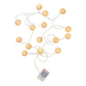 LES PETITES BELLE dekor égősor, rózsaszín 15 égővel USB kábellel kép