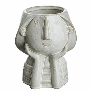 REBECCA kaspó, bézs Ø7cm kép