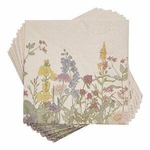 APRÈS újrahasznosított papírszalvéta, vadvirágok 33 x 33cm kép