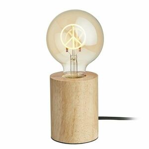 STILO asztali lámpa, fa Ø8 cm kép