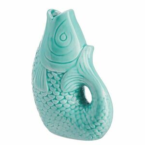KOI mini váza, türkizkék 12cm kép