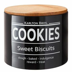 KARLTON BROS keksztartó, fekete Ø 15cm kép