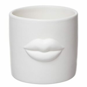 KISS kaspó, fehér Ø10cm kép