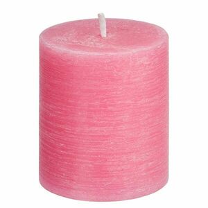 RUSTIC gyertya 8 cm, pink kép