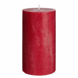 RUSTIC gyertya 13 cm, sötétpiros kép