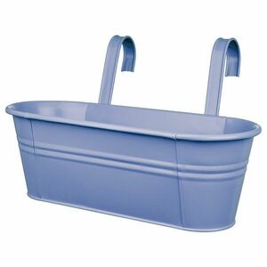 ZINC felakasztható virágláda három virág részére 50cm, lila kép