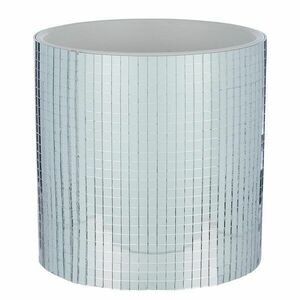 DISCO kaspó, ezüst Ø 11 cm kép