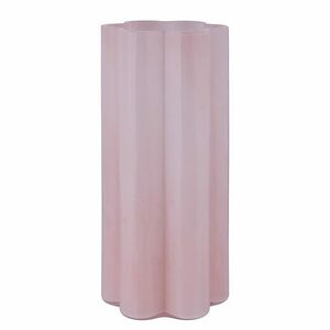 BLOSSOM üveg váza, rózsaszín 23 cm kép