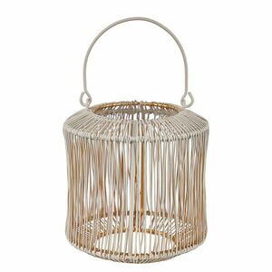 YOKO fém lámpás, fehér 10 cm kép