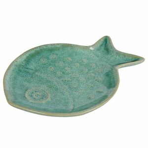 SEASIDE dekor tál, zöld kép