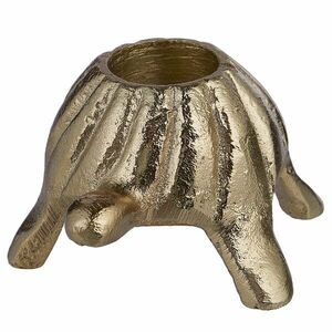 GOLDEN NATURE gyertyatartó, teknős kép