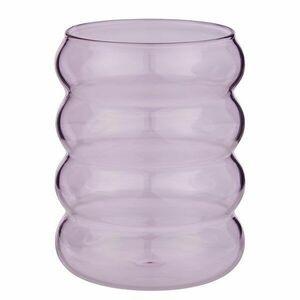 HOOP üveg pohár 350 ml, rózsaszín kép