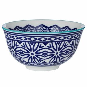 ORNAMENTS tálka 240 ml, kék-fehér kép