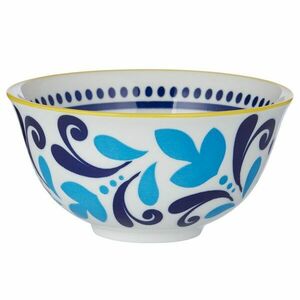 ORNAMENTS tálka 240 ml, kék levelek kép