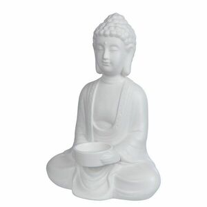 BUDDHA szobor mécsestartóval 23 cm kép