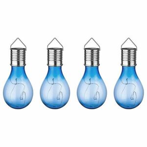 SUNLIGHT napelemes villanykörte akasztóval, kék kép