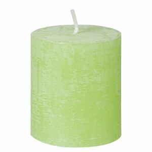 RUSTIC gyertya 8 cm, limezöld kép