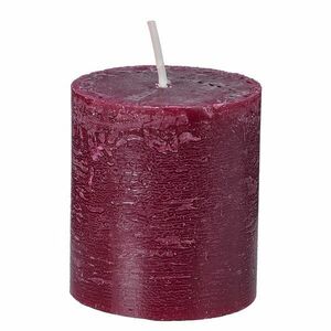 RUSTIC gyertya 8 cm, bordó kép