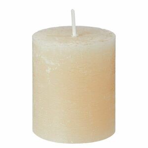 RUSTIC gyertya 8 cm, bézs kép