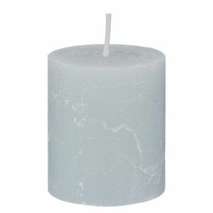 RUSTIC gyertya 8cm világosszürke kép