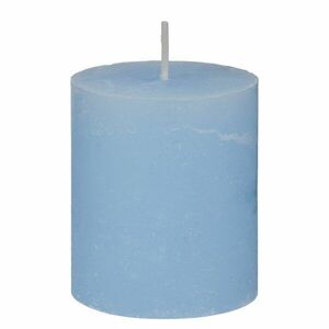 RUSTIC gyertya 8 cm, világoskék kép