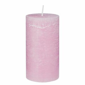 RUSTIC gyertya 13cm , rózsaszín kép