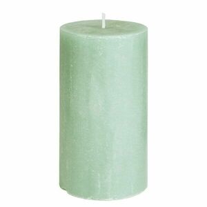 RUSTIC gyertya 13 cm, világoszöld kép