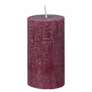 RUSTIC gyertya 13cm, bordó kép