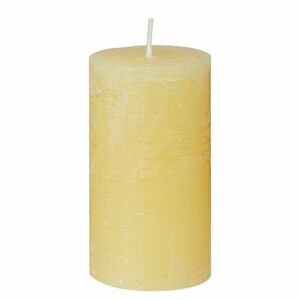 RUSTIC gyertya 13 cm, halványsárga kép
