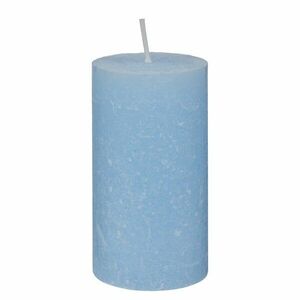 RUSTIC gyertya 13 cm, világoskék kép