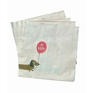 APRÈS papírszalvéta, tacskó lufival kép