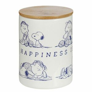 PEANUTS tároló doboz 14 cm, 'Happiness is a good nap' kép