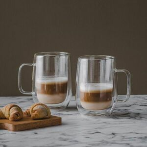 HOME & YOU duplafalú üvegpohár 420 ml, 2db-os szett kép
