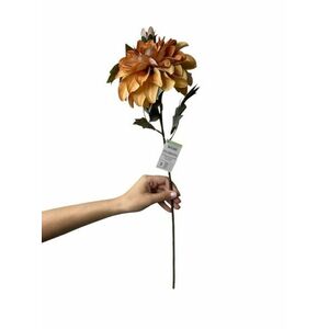 FLORISTA dália 2 virággal 54 cm, narancs kép