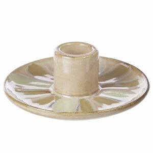 SEVENTIES porcelán gyertyartartó, bézs kép