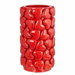 HEARTS kerámia váza, 30 cm kép