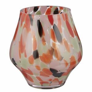 CONFETTI üveg mécsestartó, 18cm kép