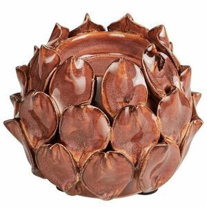 BLOSSOM kerámia gyertyatartó, barna kép