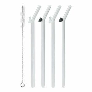 LONG DRINK üveg szívószál tisztító kefével 5 darabos készlet, halloween kép