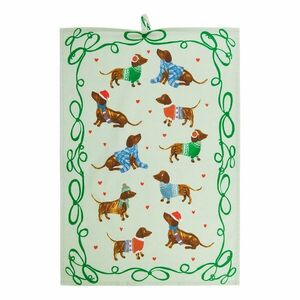 KITCHEN TALES pamut konyharuha 50x70 cm , tacskók kép