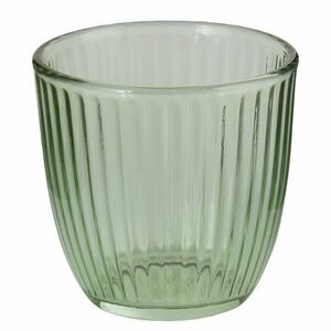 LINEE üveg pohár 290ml, zöld kép